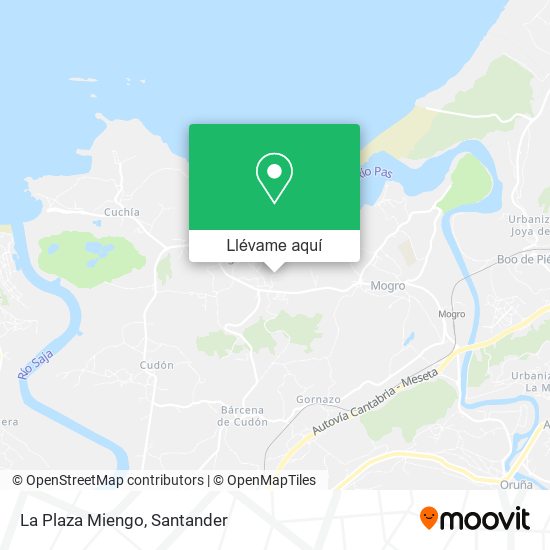 Mapa La Plaza Miengo