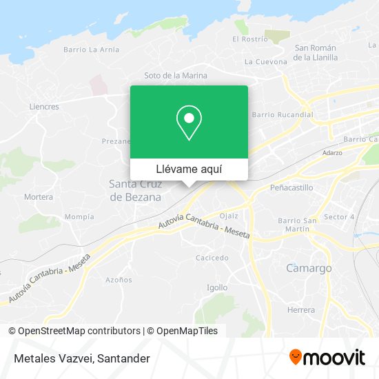 Mapa Metales Vazvei