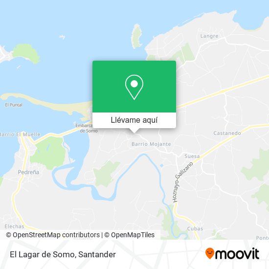 Mapa El Lagar de Somo