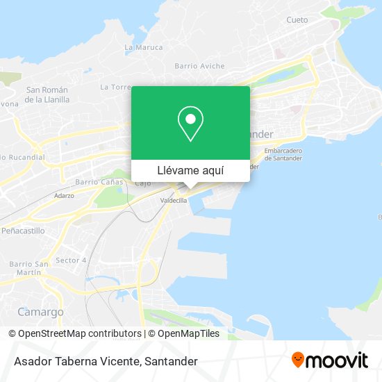 Mapa Asador Taberna Vicente