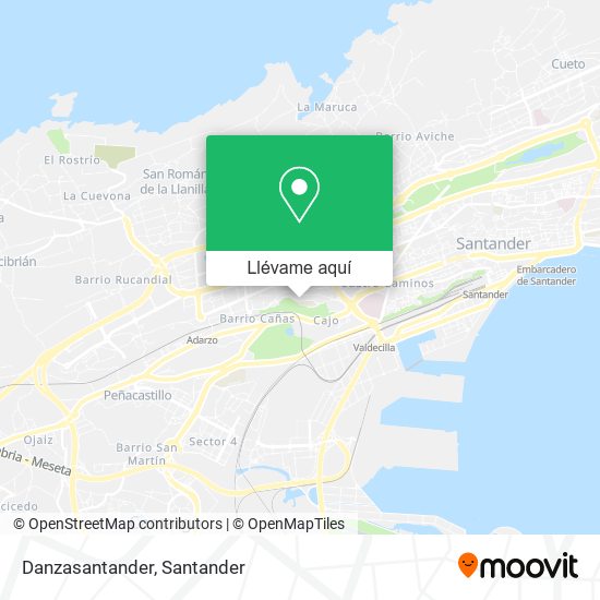 Mapa Danzasantander