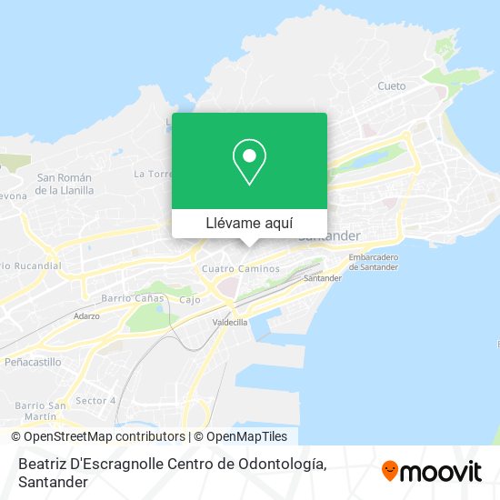 Mapa Beatriz D'Escragnolle Centro de Odontología
