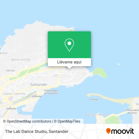 Mapa The Lab Dance Studio