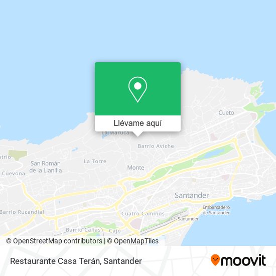 Mapa Restaurante Casa Terán