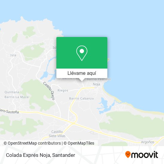 Mapa Colada Exprés Noja