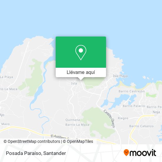 Mapa Posada Paraíso