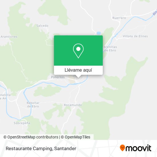 Mapa Restaurante Camping