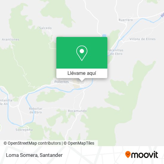 Mapa Loma Somera