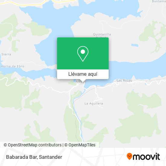 Mapa Babarada Bar
