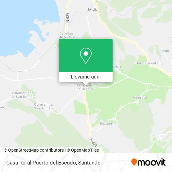 Mapa Casa Rural Puerto del Escudo