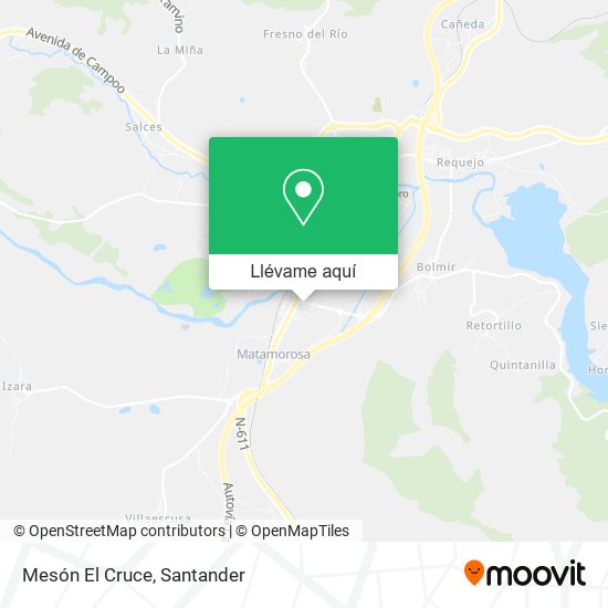 Mapa Mesón El Cruce