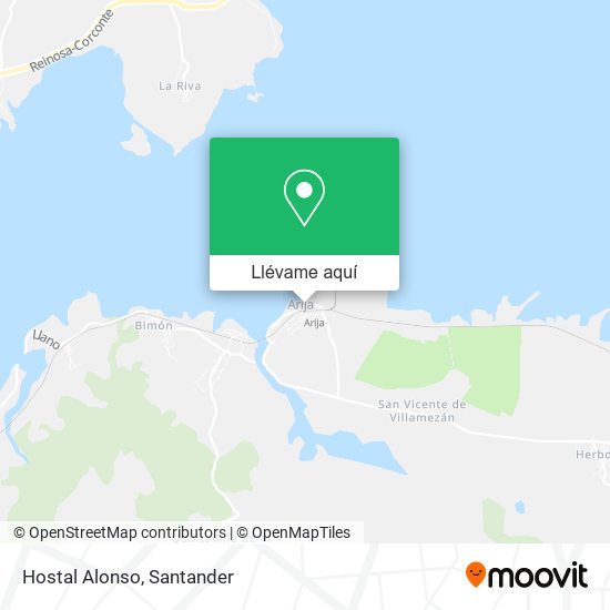 Mapa Hostal Alonso