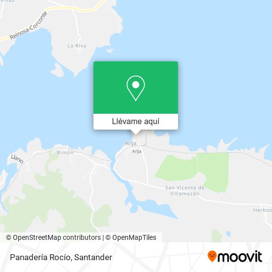Mapa Panadería Rocío