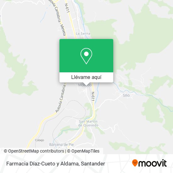 Mapa Farmacia Díaz-Cueto y Aldama