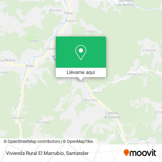 Mapa Vivienda Rural El Marrubio