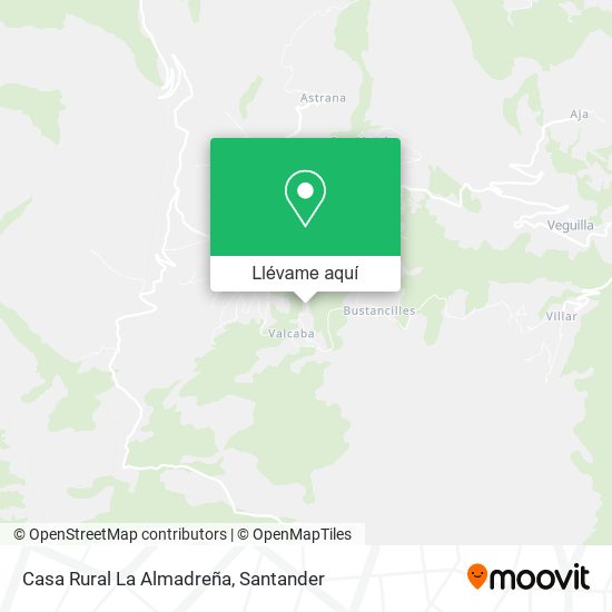 Mapa Casa Rural La Almadreña