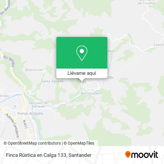 Mapa Finca Rústica en Calga 133