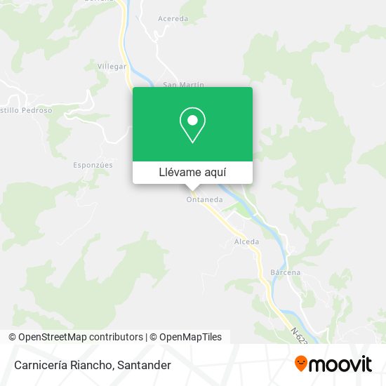 Mapa Carnicería Riancho