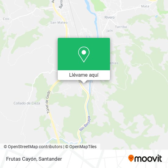 Mapa Frutas Cayón