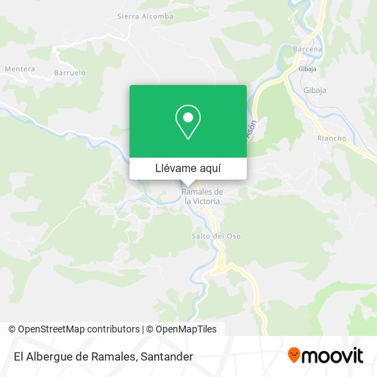 Mapa El Albergue de Ramales