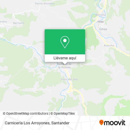 Mapa Carnicería Los Arroyones