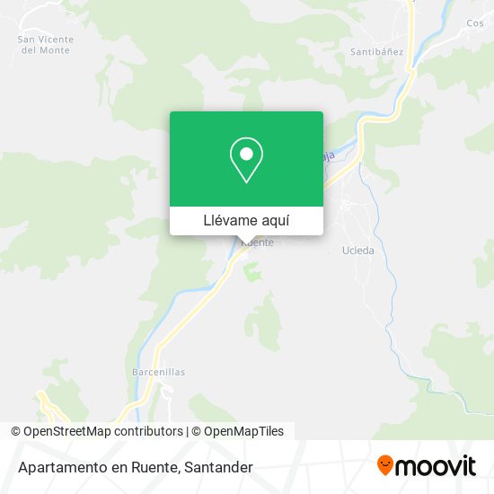 Mapa Apartamento en Ruente