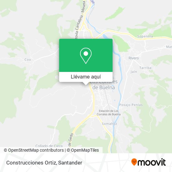 Mapa Construcciones Ortiz