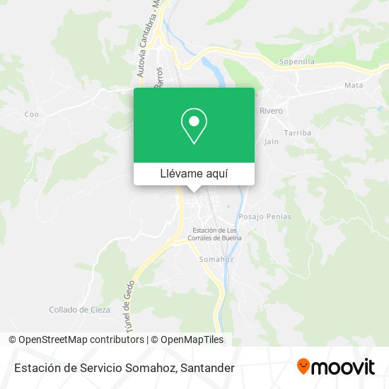 Mapa Estación de Servicio Somahoz