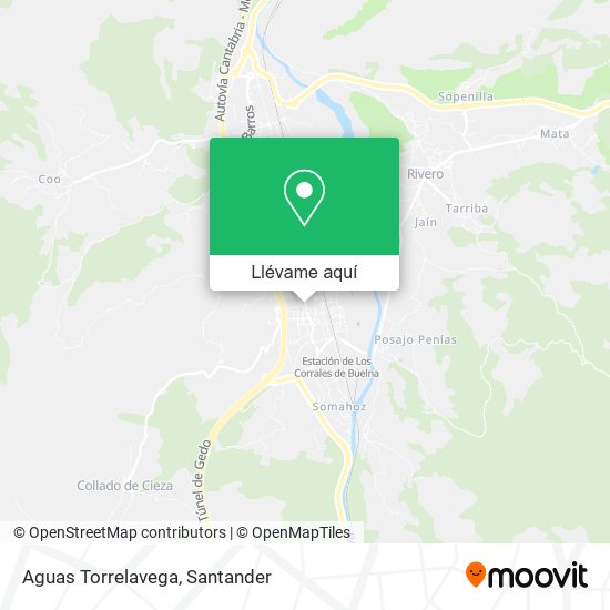 Mapa Aguas Torrelavega