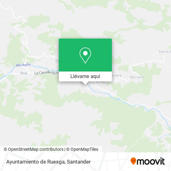 Mapa Ayuntamiento de Ruesga