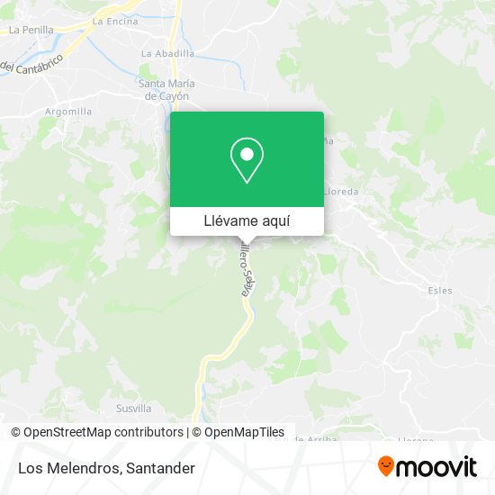 Mapa Los Melendros