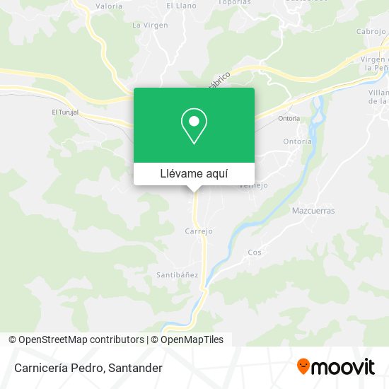 Mapa Carnicería Pedro
