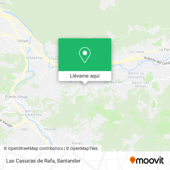Mapa Las Casucas de Rafa