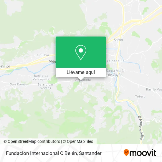 Mapa Fundacion Internacional O'Belén