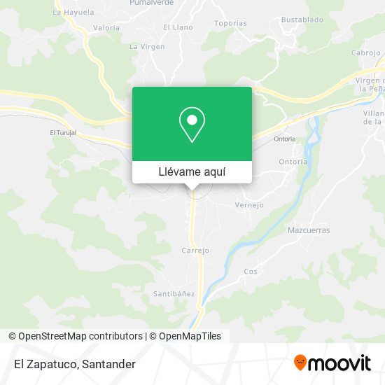 Mapa El Zapatuco