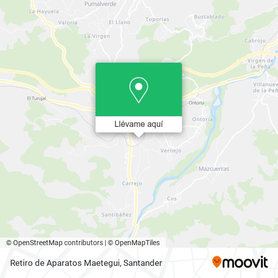 Mapa Retiro de Aparatos Maetegui