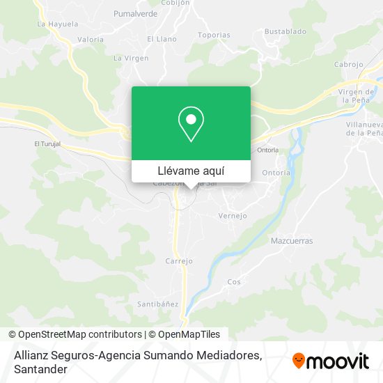 Mapa Allianz Seguros-Agencia Sumando Mediadores