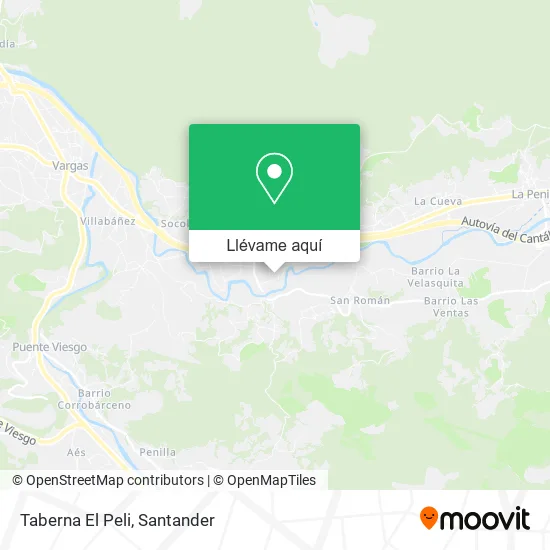 Mapa Taberna El Peli