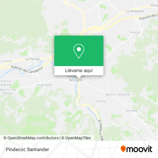 Mapa Pindecor