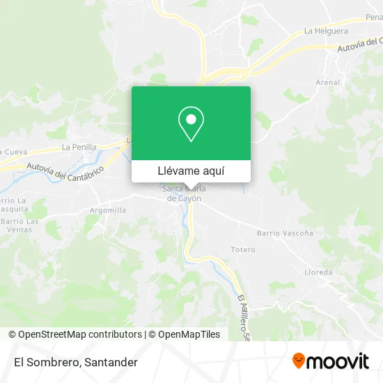 Mapa El Sombrero