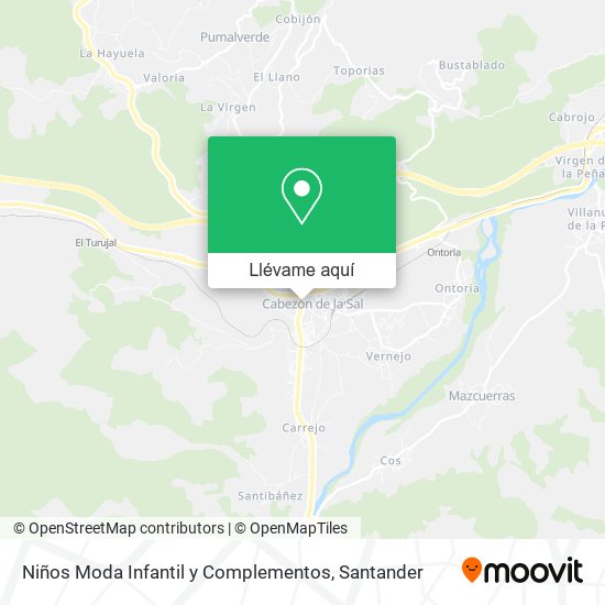 Mapa Niños Moda Infantil y Complementos