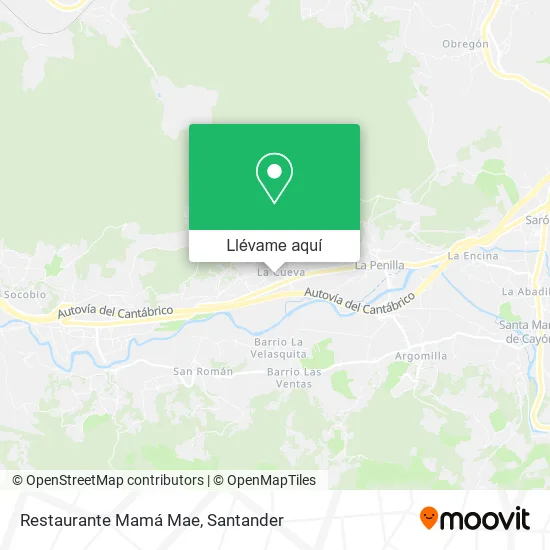 Mapa Restaurante Mamá Mae