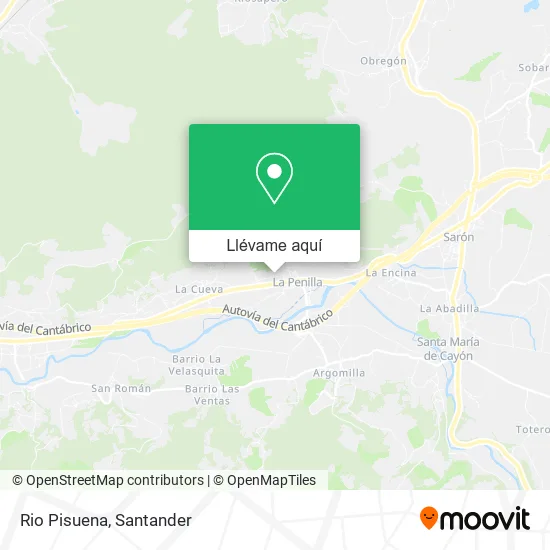Mapa Rio Pisuena