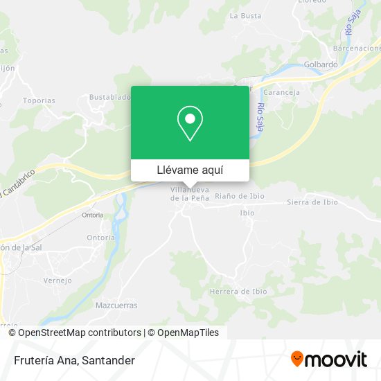 Mapa Frutería Ana