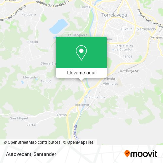 Mapa Autovecant