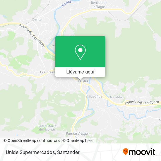 Mapa Unide Supermercados