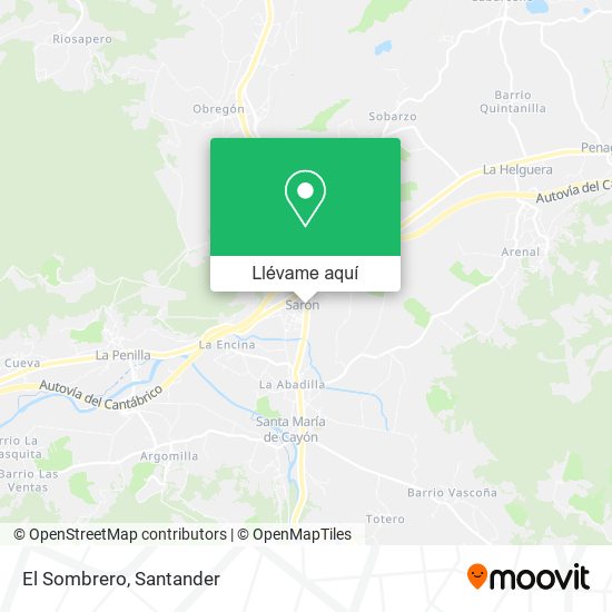 Mapa El Sombrero