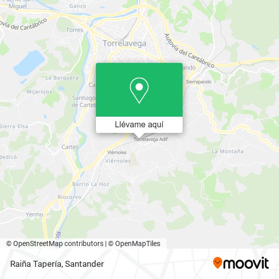 Mapa Raiña Tapería