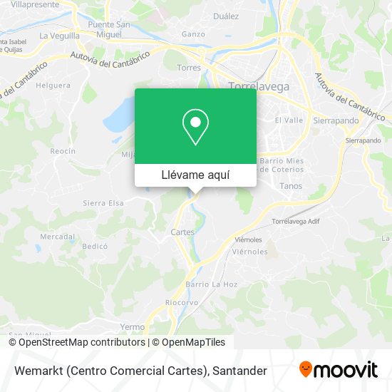 Mapa Wemarkt (Centro Comercial Cartes)