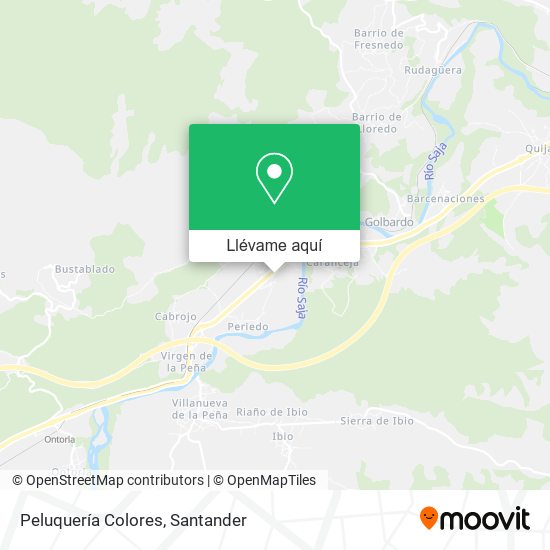 Mapa Peluquería Colores